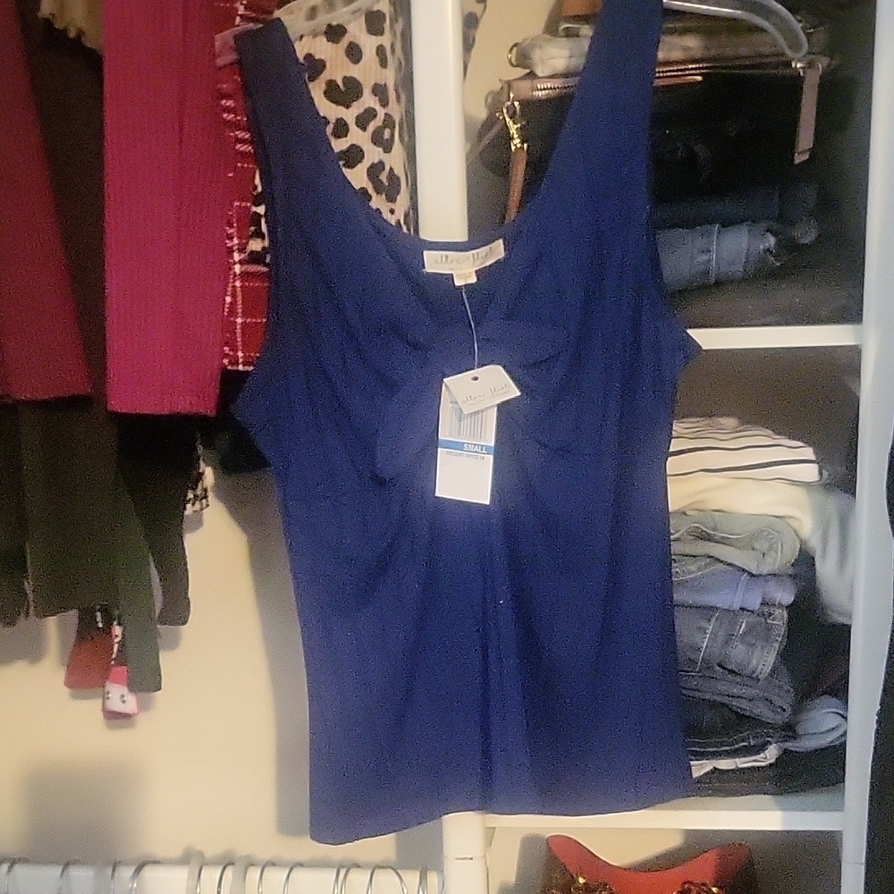 Ultra Flirt Royal Blue Fitted Tank Top